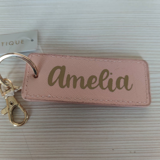 Portachiavi Personalizzato con Nome - Colori Vari - Fili e Stelle
