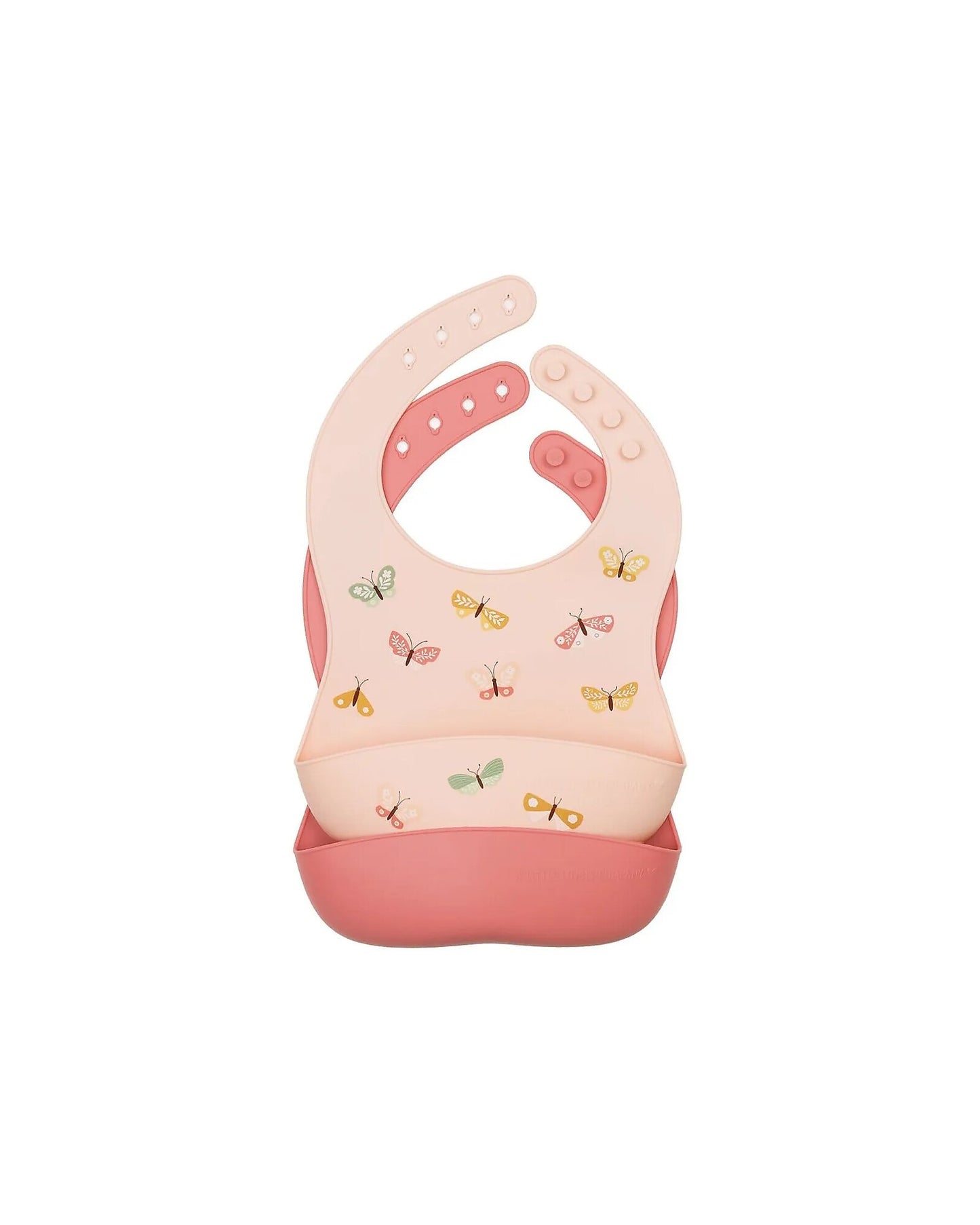Set da 2 Bavagli Impermeabili in Silicone - Farfalle - Fili e Stelle