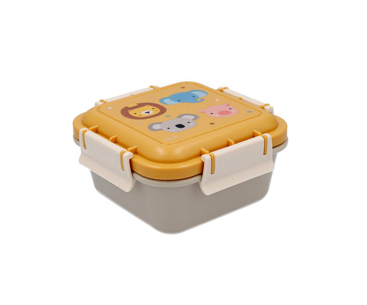 Snack Box Animal Friends Personalizzabile con Nome - Fili e Stelle