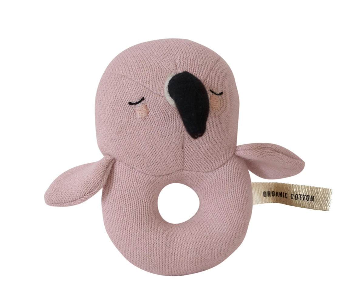 Sonaglio Baby Rattle Eef Flamingo - Fili e Stelle