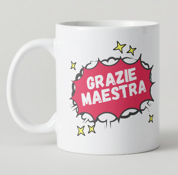 Tazza Mug in ceramica 350 ml "Regalo maestra" - Scegli la grafica