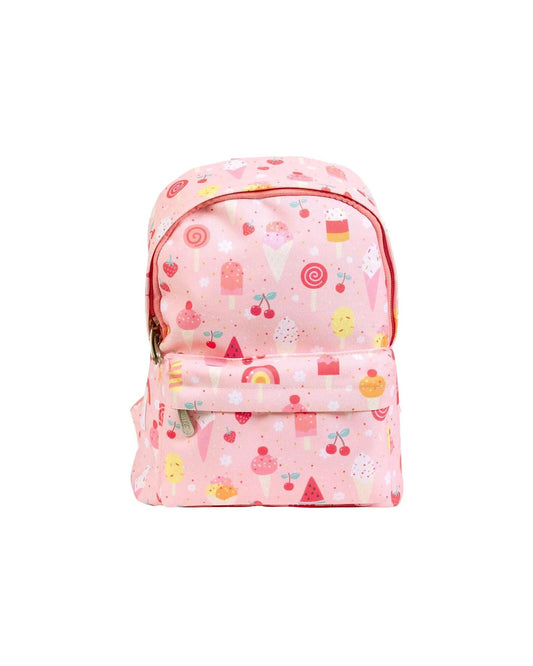 Zainetto Piccolo Gelati - 23,5x30x10 cm - Personalizzabile con il nome - Fili e Stelle